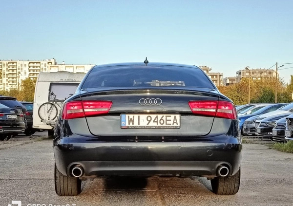 Audi A6 cena 49900 przebieg: 296066, rok produkcji 2011 z Warszawa małe 529